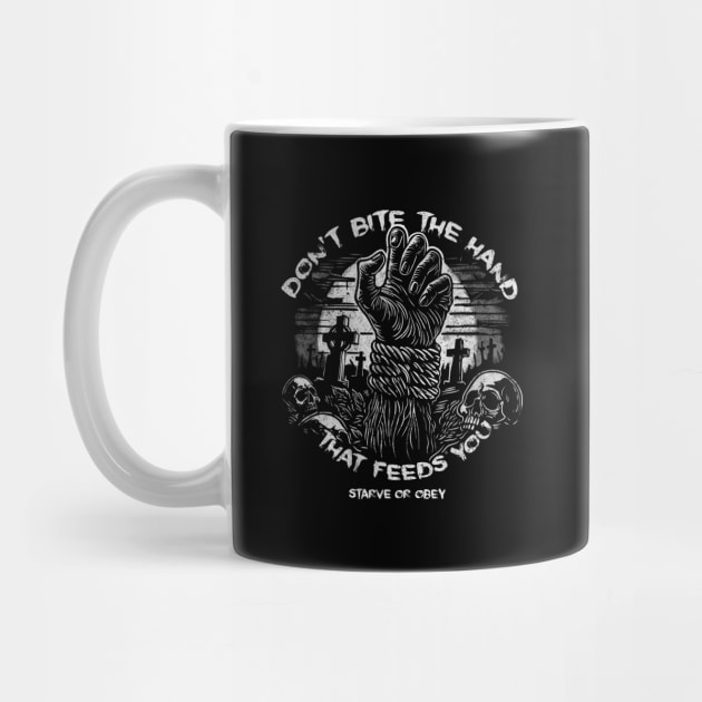 Don't bite the hand that feeds you! by artslaves